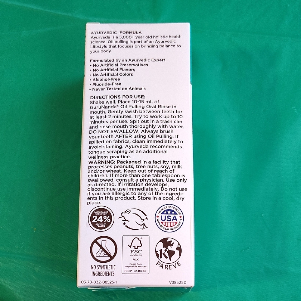 Guru Nanda Oil Pulling Oral Rinse - Picture 2 of 2